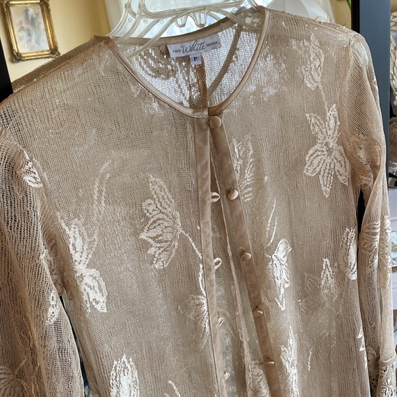 Vintage THE WHITE House long cardigan - Picture 6 of 15